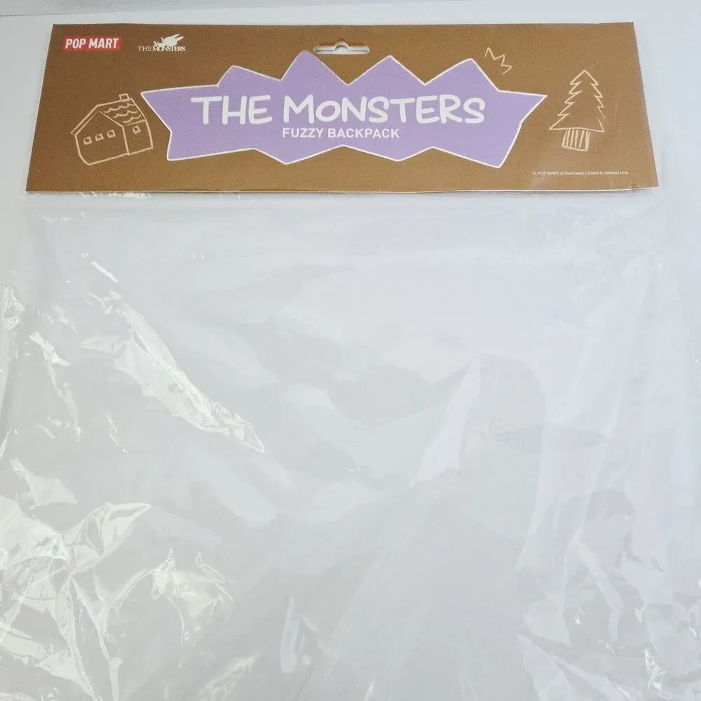Pop Mart x The Monsters Labubu Fuzzy Backpack & Coffee Cup Membership Exclusive